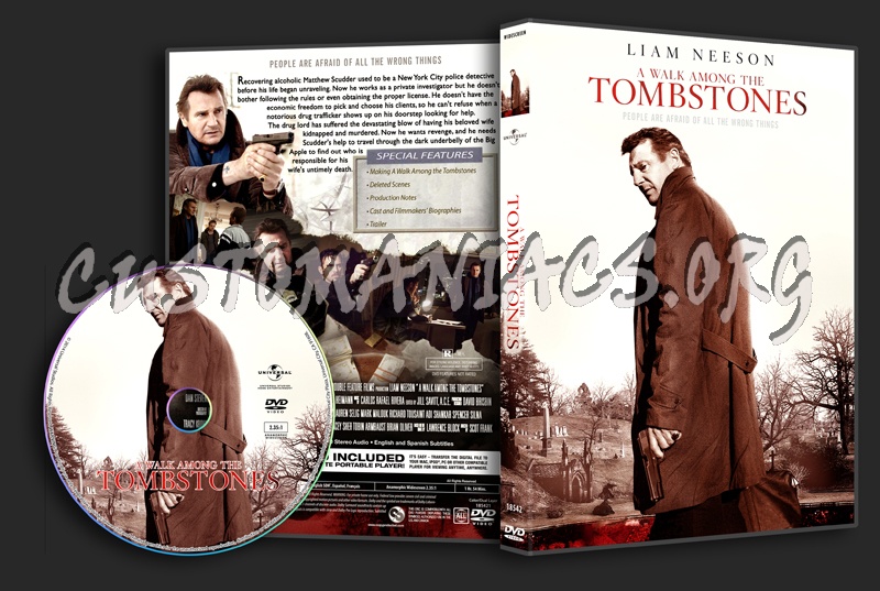 A Walk Among the Tombstones dvd cover