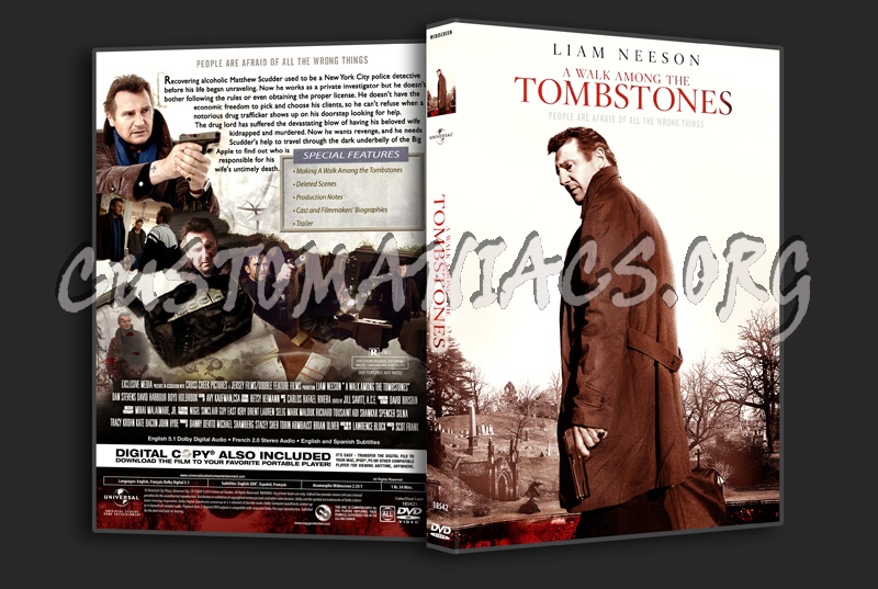 A Walk Among the Tombstones dvd cover