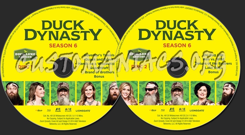 Duck Dynasty Season 6 blu-ray label