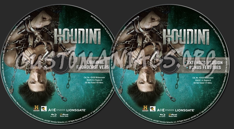 Houdini blu-ray label