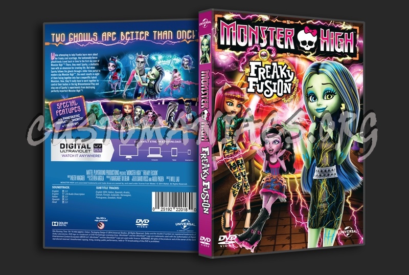 Monster High Freaky Fusion dvd cover