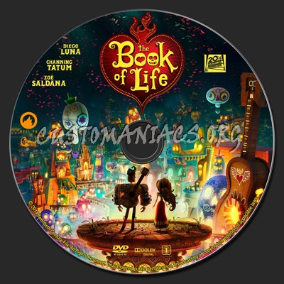 The Book of Life dvd label