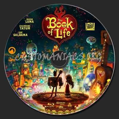 The Book of Life blu-ray label
