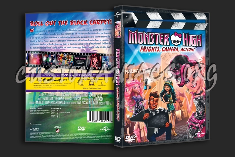 Monster High Frights Camera Action dvd cover