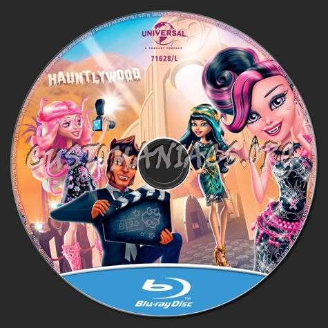 Monster High Frights Camera Action blu-ray label