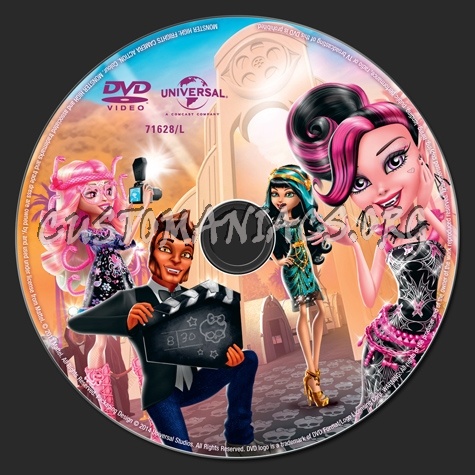 Monster High Frights Camera Action dvd label
