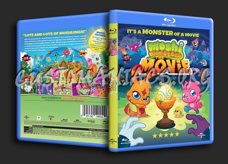 Moshi Monsters blu-ray cover