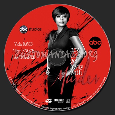 How to Get Away With Murder dvd label
