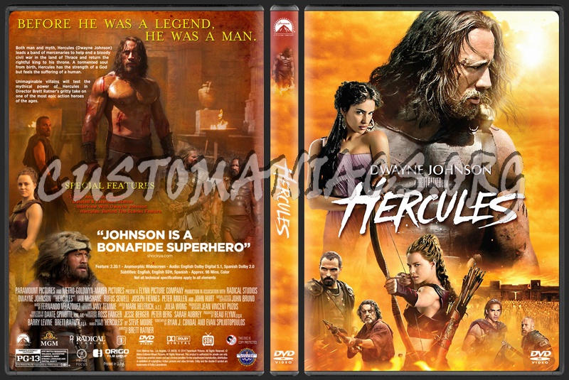 Hercules (2014) dvd cover
