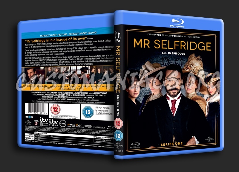 Mr Selfridge Series 1 blu-ray cover