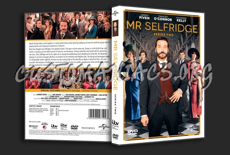 Mr Selfridge Series 2 dvd cover