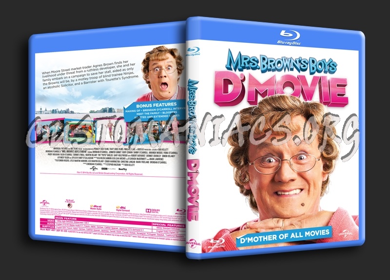 Mrs Brown's Boys D'Movie blu-ray cover