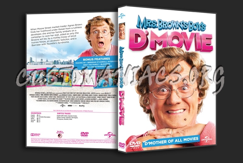 Mrs Brown's Boys D'Movie dvd cover