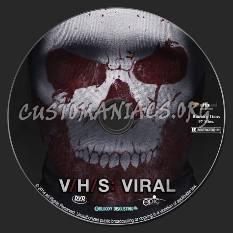 VHS Viral aka V/H/S: Viral dvd label