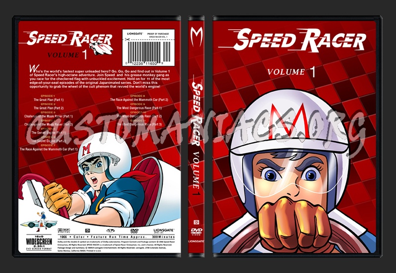 Speed Racer Vol 1 dvd cover