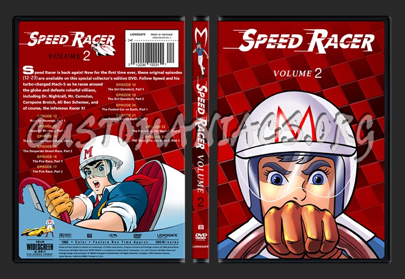Speed Racer Vol 2 dvd cover