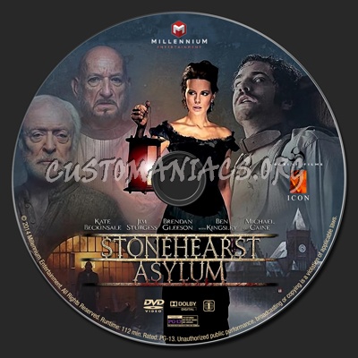 Stonehearst Asylum dvd label