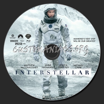 Interstellar blu-ray label