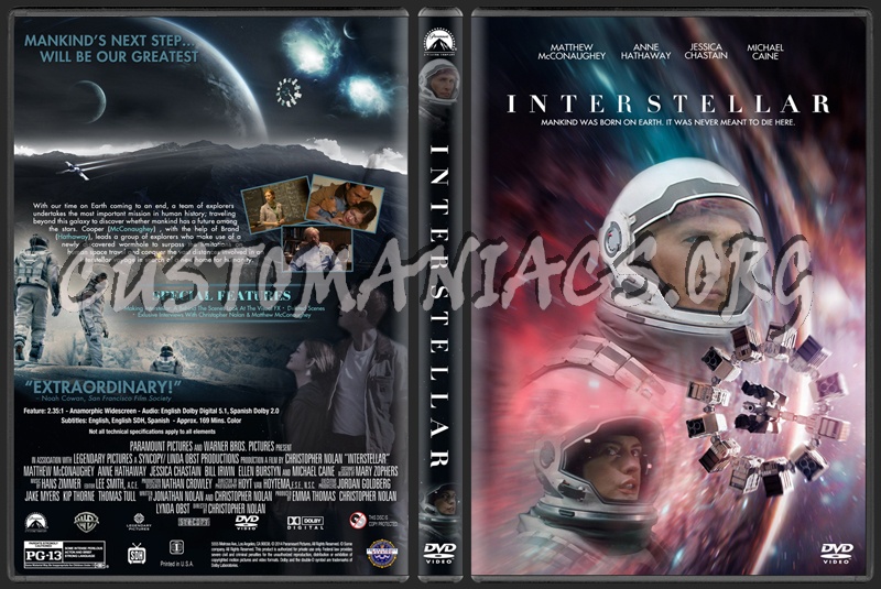 Interstellar dvd cover