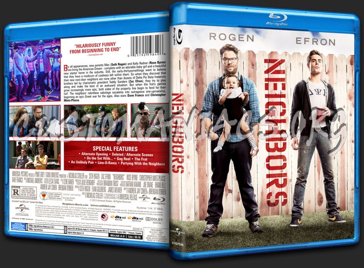 Neighbors blu-ray cover
