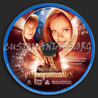 Return to Halloweentown High blu-ray label