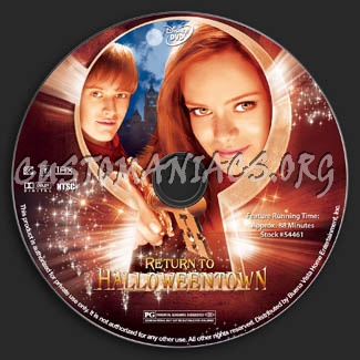 Return to Halloweentown High dvd label