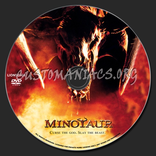 Minotaur dvd label
