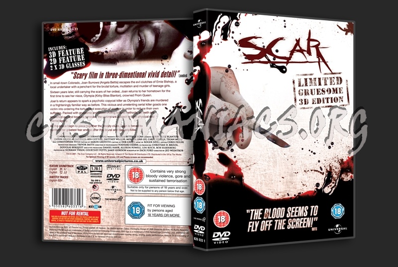 Scar 3D dvd cover