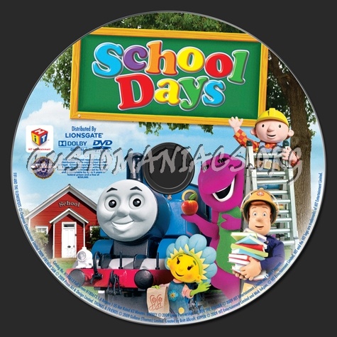 School Days dvd label