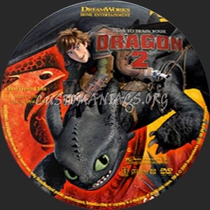 How to Train Your Dragon 2 dvd label