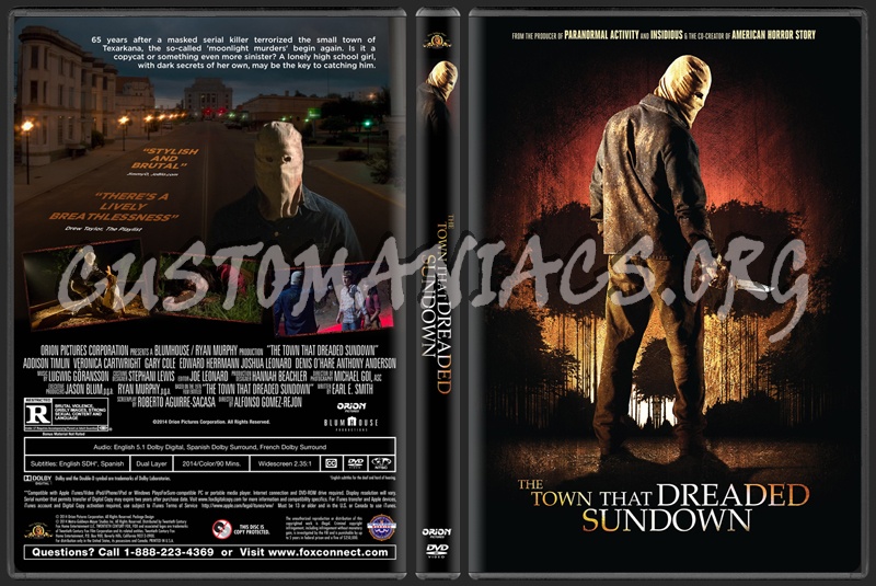 The Town That Dreaded Sundown (2014) dvd cover