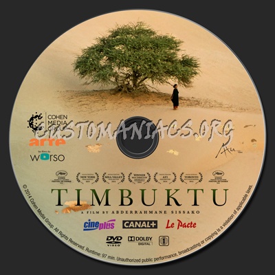 Timbuktu dvd label