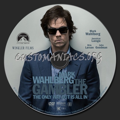 The Gambler (2014) dvd label