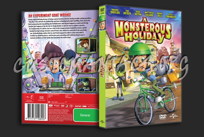 A Monsterous Holiday dvd cover