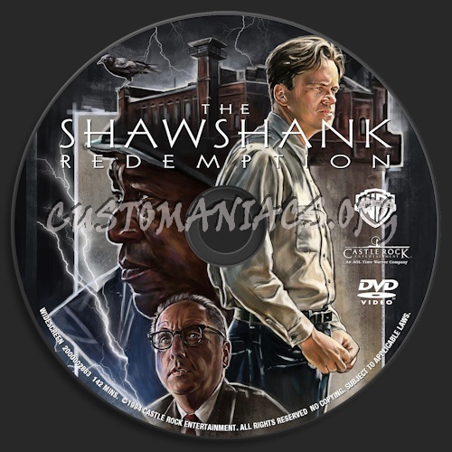 The Shawshank Redemption dvd label