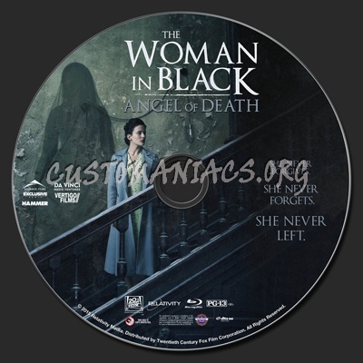 The Woman In Black Angel Of Death blu-ray label