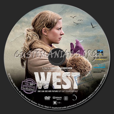 West dvd label