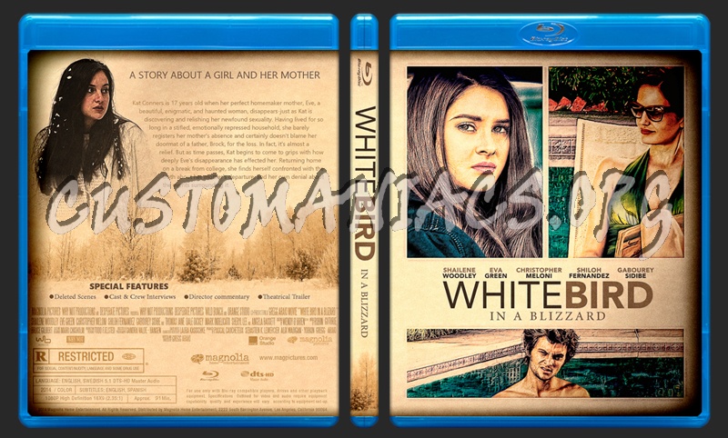 White Bird in a Blizzard blu-ray cover