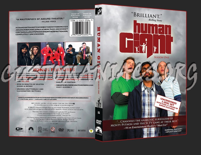 Human Giant Season 1 dvd cover