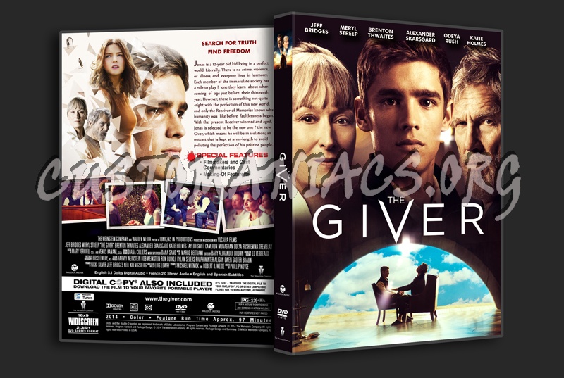 The Giver dvd cover