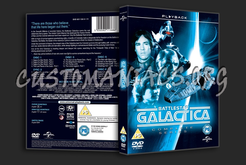 Battlestar Galactica Complete Series dvd cover