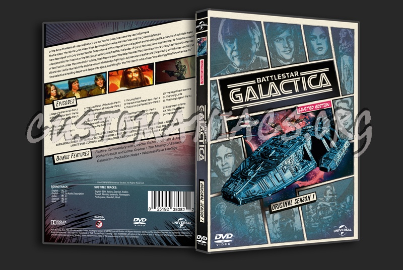 Battlestar Galactica Original Series Season 1 dvd cover