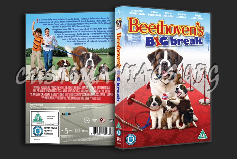 Beethoven's Big break dvd cover - DVD Covers & Labels by Customaniacs ...