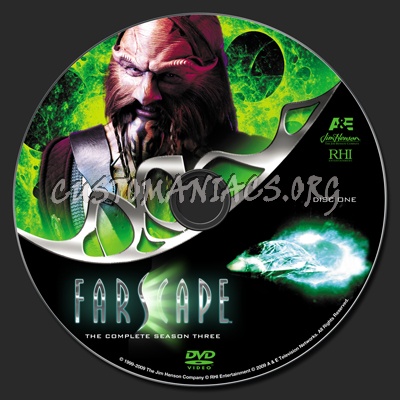 Farscape Season 3 dvd label