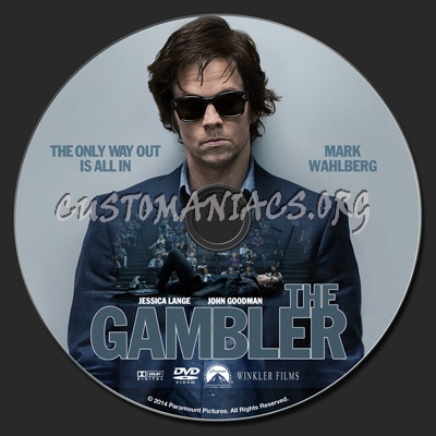 The Gambler (2014) dvd label