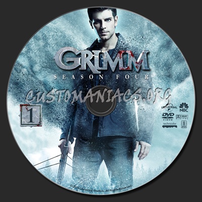 Grimm Season 4 dvd label