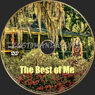 The Best of Me dvd label