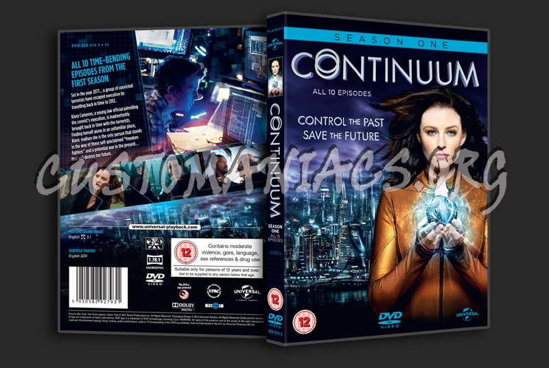 Continuum Season 1 dvd cover