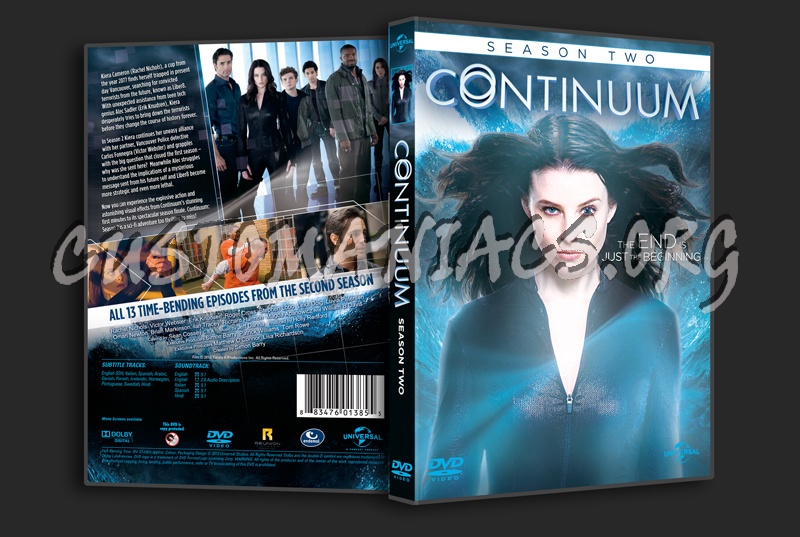 Continuum Season 2 dvd cover