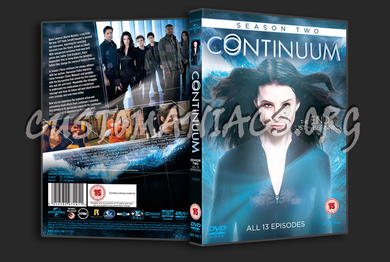 Continuum Season 2 dvd cover